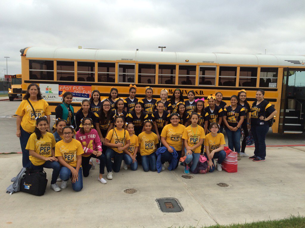 Cathey Cobra Cheerleaders and Pep Squad volunteering at #Special Olympics