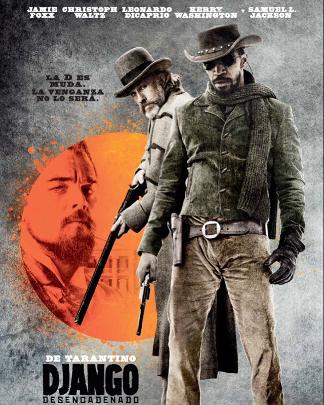 APCSara's tweet photo. Pongámosle algo de acción a este sábado, la peli del día es:"🔫👦🏿🐴"(Django) #pelideldia #APCSara https://t.co/XbpOQLH6Pw