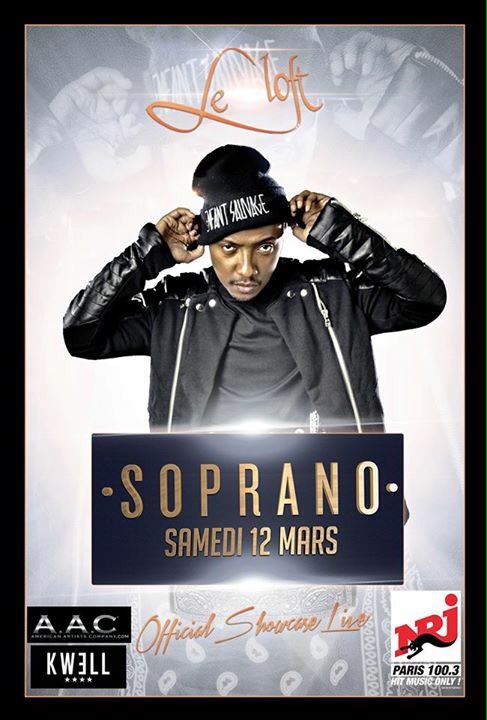 paris_lavish's tweet photo. SOPRANO SHOWCASE EXCLUSIF AU LOFT 12 MARS 2016 !! #Soprano #sopranoshowacase 

Réservation : 06.63.05.44.33 (SMS) https://t.co/WKKGKXO6ok