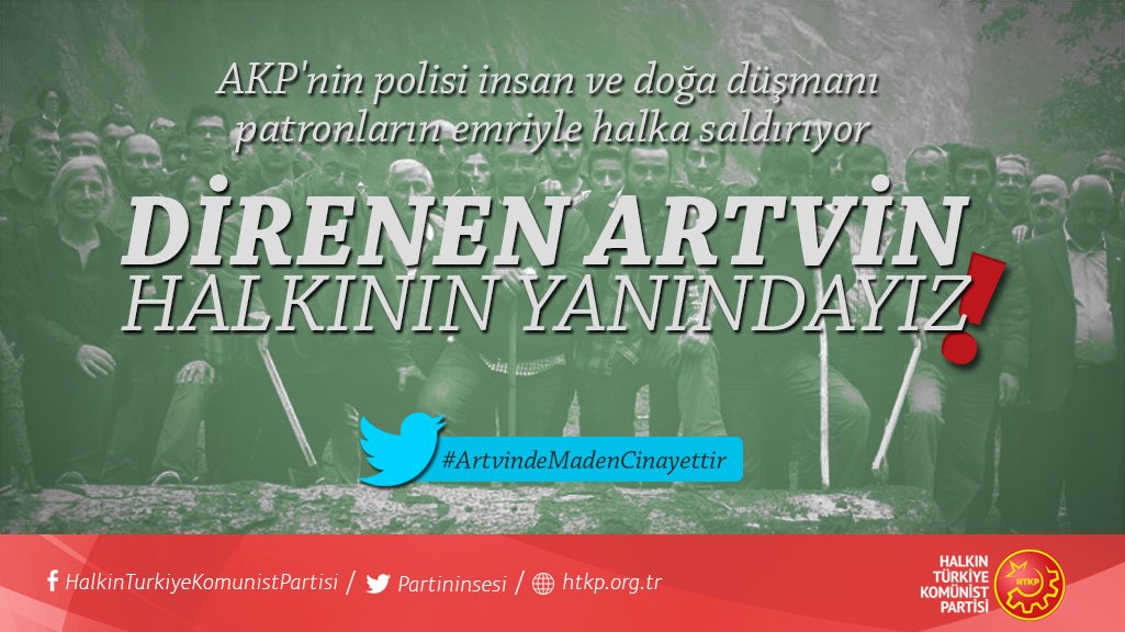 HTKPmedya's tweet photo. İstanbul bugün saat 19.00'da Cerattepe için Taksim Tünel'de buluşuyor #DirenCerattepe https://t.co/b9LAFjlFTg
