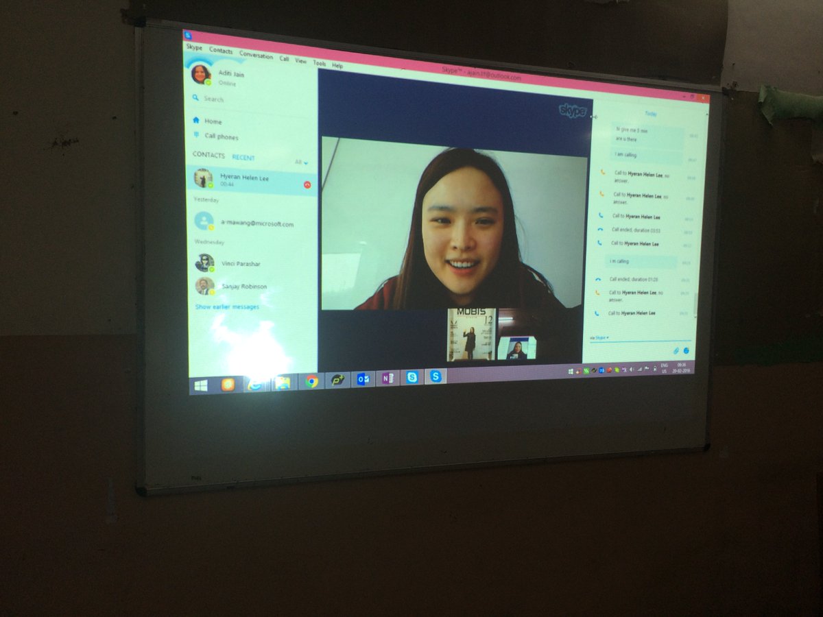 LlfJain's tweet photo. #globalcollaboration #TA ambassadors on #skype #Microsoft #MIEExpert #msftedu https://t.co/8IszSOn9J2