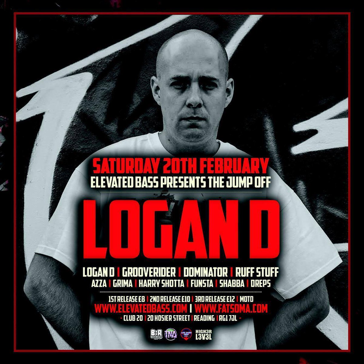 Elevated_Bass_'s tweet photo. TONIGHT! @LOWDOWNDEEPRECS #dnblegends @LoganD1983 and @DOMINATORDJ_ at #jumpoff https://t.co/ijAbrXvr4R  #dnb #np https://t.co/aSE4PdYj3X