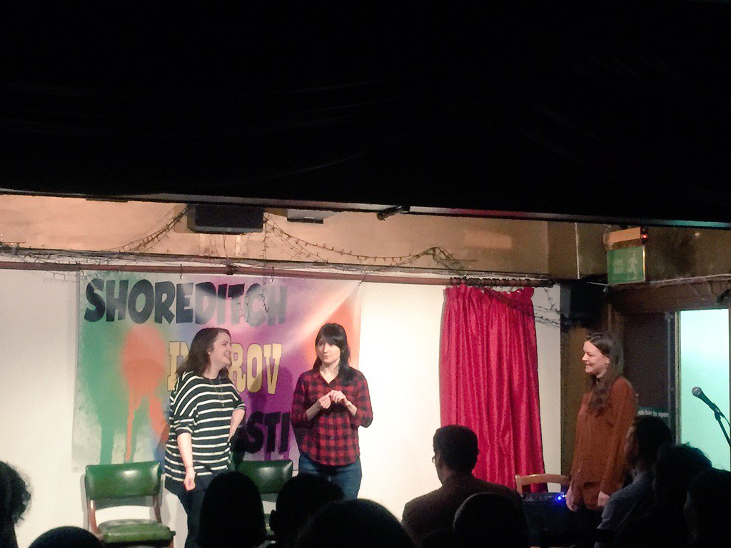 So much fun <a href="/ShoreditchImpro/">SIF</a> with the brilliant <a href="/friendprov/">Friend of a Friend</a> who knew second wives would be so much trouble