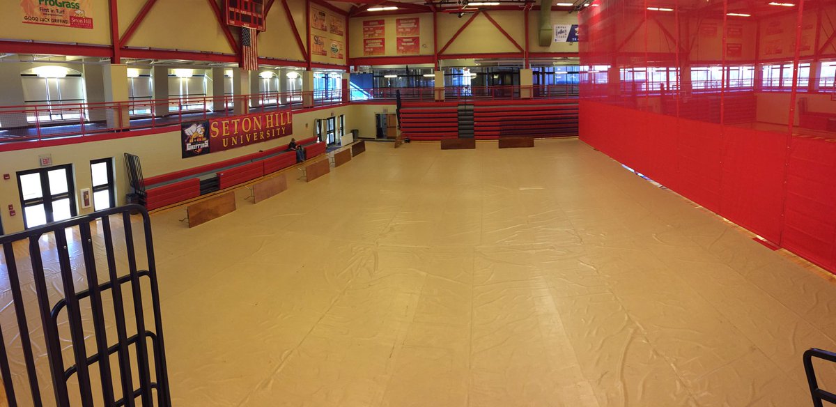 SHURelayForLife's tweet photo. Setting up for Relay!!! Come out today 4-8pm in McKenna Gym to support https://t.co/vI2yF8I1ZK