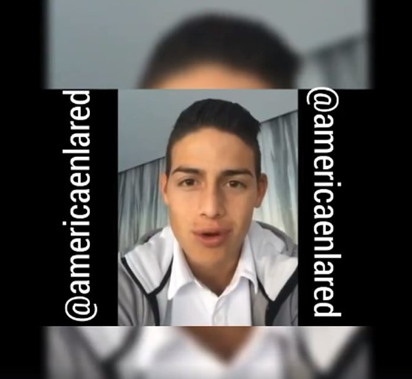 JamesR_Fans's tweet photo. CAPTURAS (Enviando saludos)  | James cumpliendo el sueño de Johan David. https://t.co/S2GITRqoT3