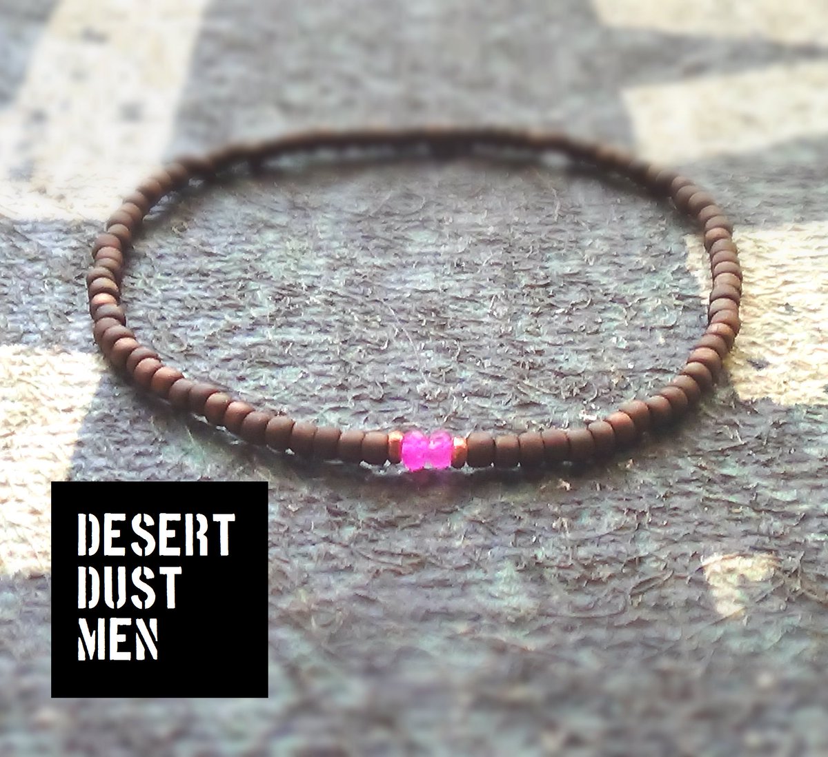 Mens pink bracelet #dapper #gent #gents #moderngentlemen #fashionforhim #mensfashion #menswearinspired