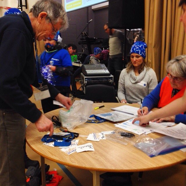 Our awesome volunteers preparing for tonight! #cnoy16 cnoyorillia
