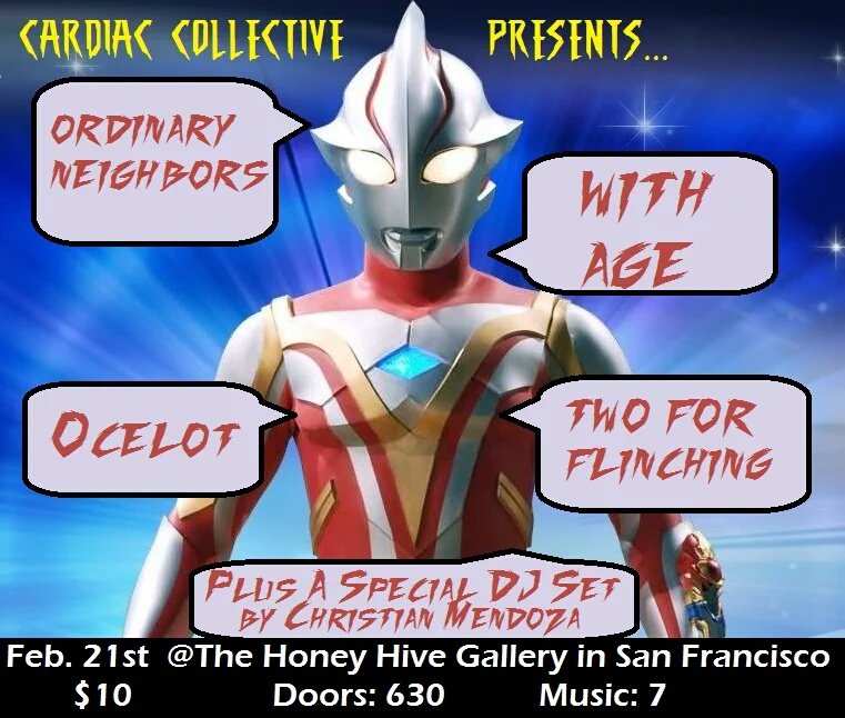 CardiacCollect's tweet photo. Tomorrow night!! #CardiacCollective #BayArea #LocalMusic #punk #emo https://t.co/620tUnYUq5