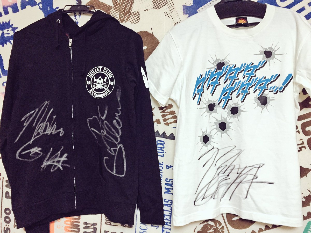 tx_ppk's tweet photo. #ThankYouMachineGun #ThankYouGallows #BulletClub #BC4life & also thank you Machine-Gun for the hug. https://t.co/Lh8104RY6o