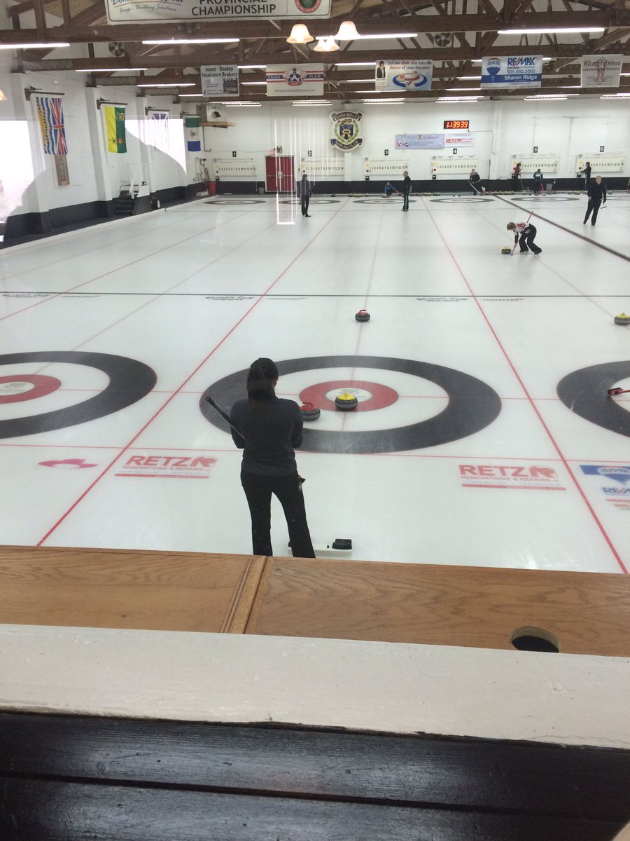 Team_Hastings's tweet photo. Scouting out our new vice @Katie_Cottrill at the @ontcurl1 mixed doubles.  She better be awesome or else;). https://t.co/CezfAkgQsv