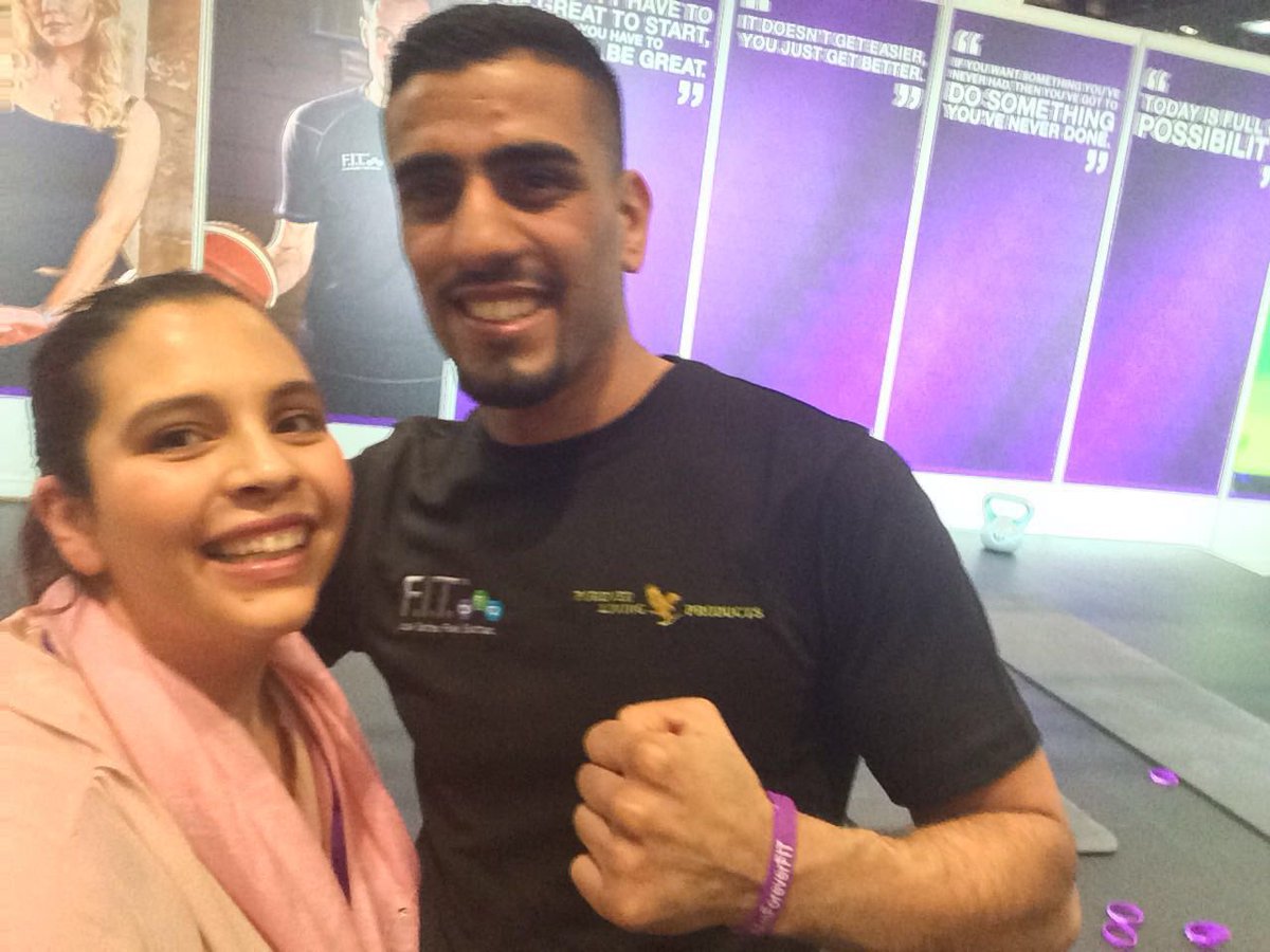 terribuckell12's tweet photo. With our #fitambassadors #marcusleach #kristinarihanoff #navidmansouri https://t.co/4DeWUOaVms