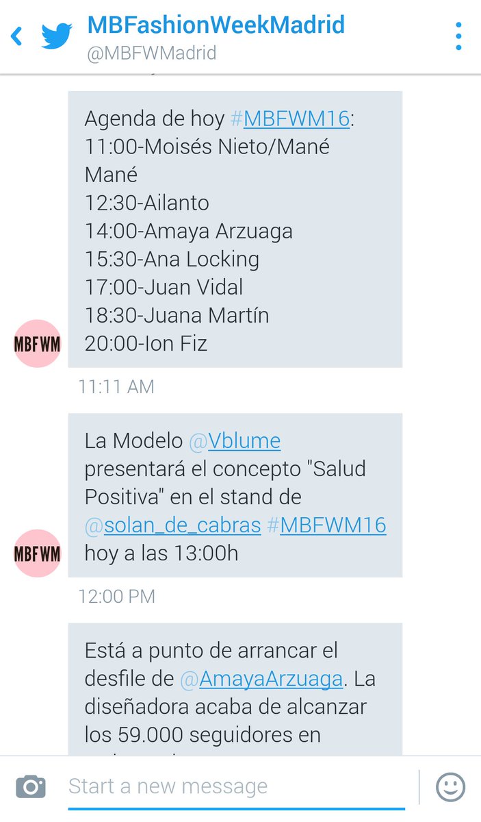 Guud's tweet photo. Para enterarte de los shows del día, noticias y avisos de la #MBFWM16, envía @MBFWMadrid + #Misalertas https://t.co/71WvtOYcum