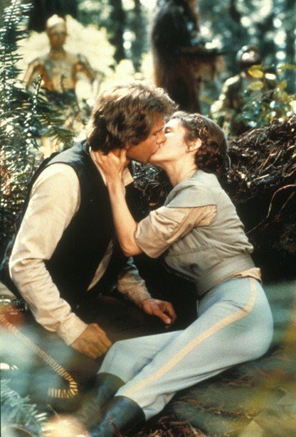 "I thought I could have lost you on this day in Endor. I was fearing for my life, but yet - you stayed with me..."