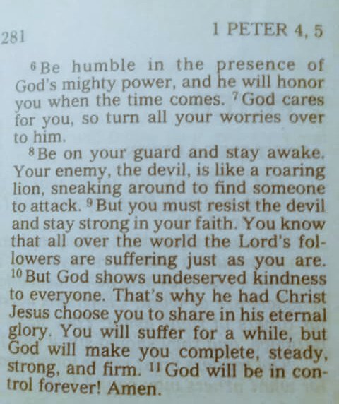 EffremFGoodman's tweet photo. #GreatScripture~
When the Devil is busy we have a tendency to react in a negative way, especially with our tongues. https://t.co/88WMnEWvGY