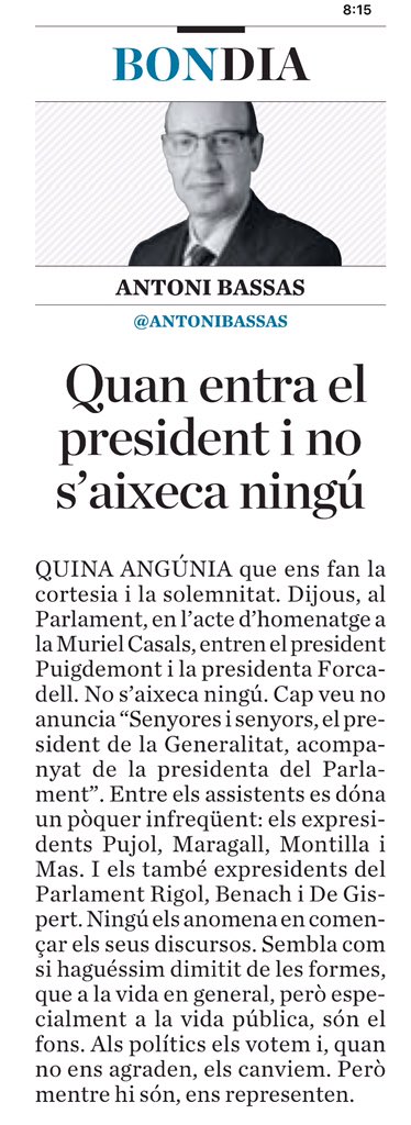MasterEventsM's tweet image. .@antonibassas @diariARA discrepem del vostre article #Protocol #ProtocolOficial #ActesHomenatge
