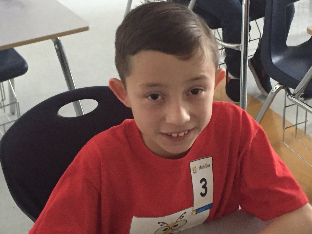 ESubia_JDS's tweet image. Steve is ready for the Math Bee. I know he will represent Campestre 4th grade well! #TeamSISD #MathBee