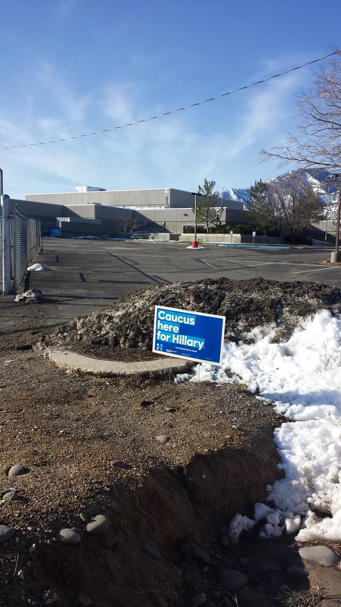 JacobDerzon's tweet photo. #ItsGoTimeNevada, only 2 hours until the caucus for @HillaryforNV ,find your caucus site at https://t.co/8Siuuw3B6e https://t.co/uYJGVuTqRq