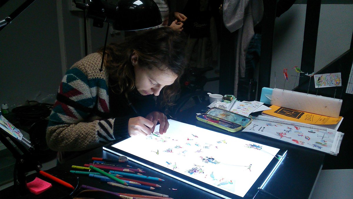 Dernière ligne droite pour nos 13 jeunes réalisateurs ! #animation #shortfilms #Apollinaire #poesie