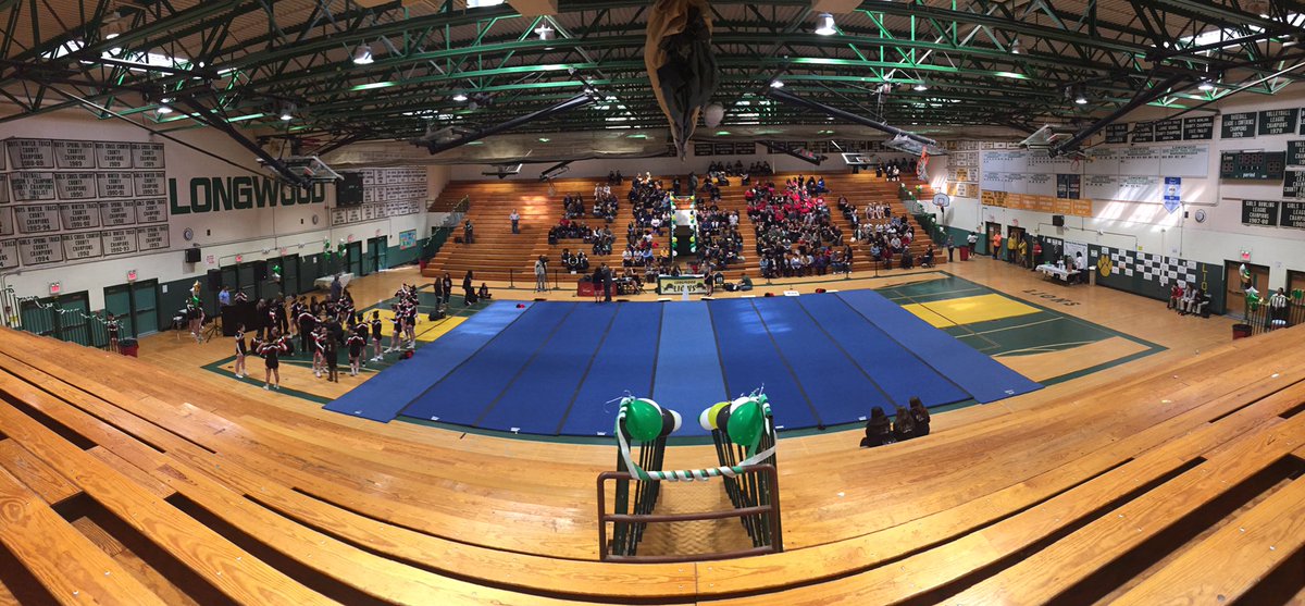 Venue photo from first Suffolk Cheer Championships!
