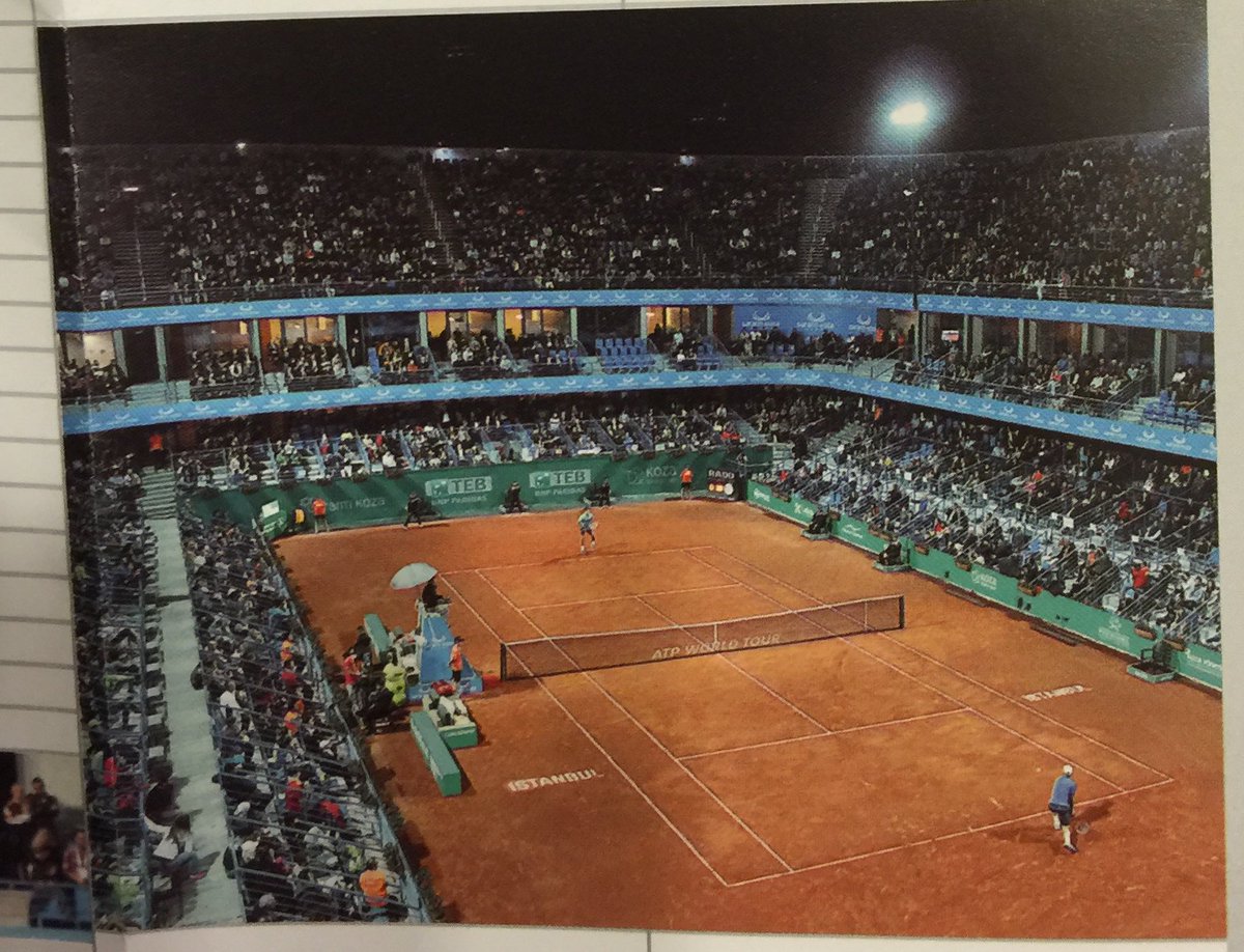 Berilium20's tweet photo. Tennis magazine has this photo from Istanbul Open. You can barely see us but it made me weirdly happy 🎉🎉 #ballkid https://t.co/ZMft7DaC7E