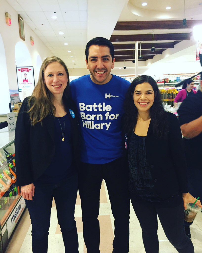 NelsonAraujoNV's tweet photo. Thank you, Mariana's Supermarket, for allowing us to come and energize Nevadans before the caucus! #ItsGoTimeNevada https://t.co/hKCZ8hbBT6