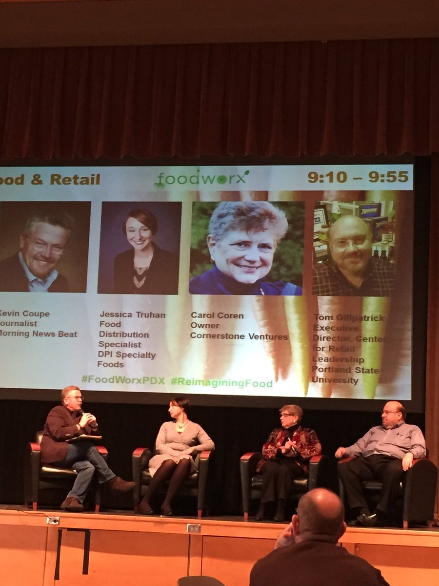 JamesBeardPubMk's tweet photo. "Where is food not being sold today?" Interesting to ponder. #foodworxpdx @carolcoren https://t.co/fwPHeyH9yr