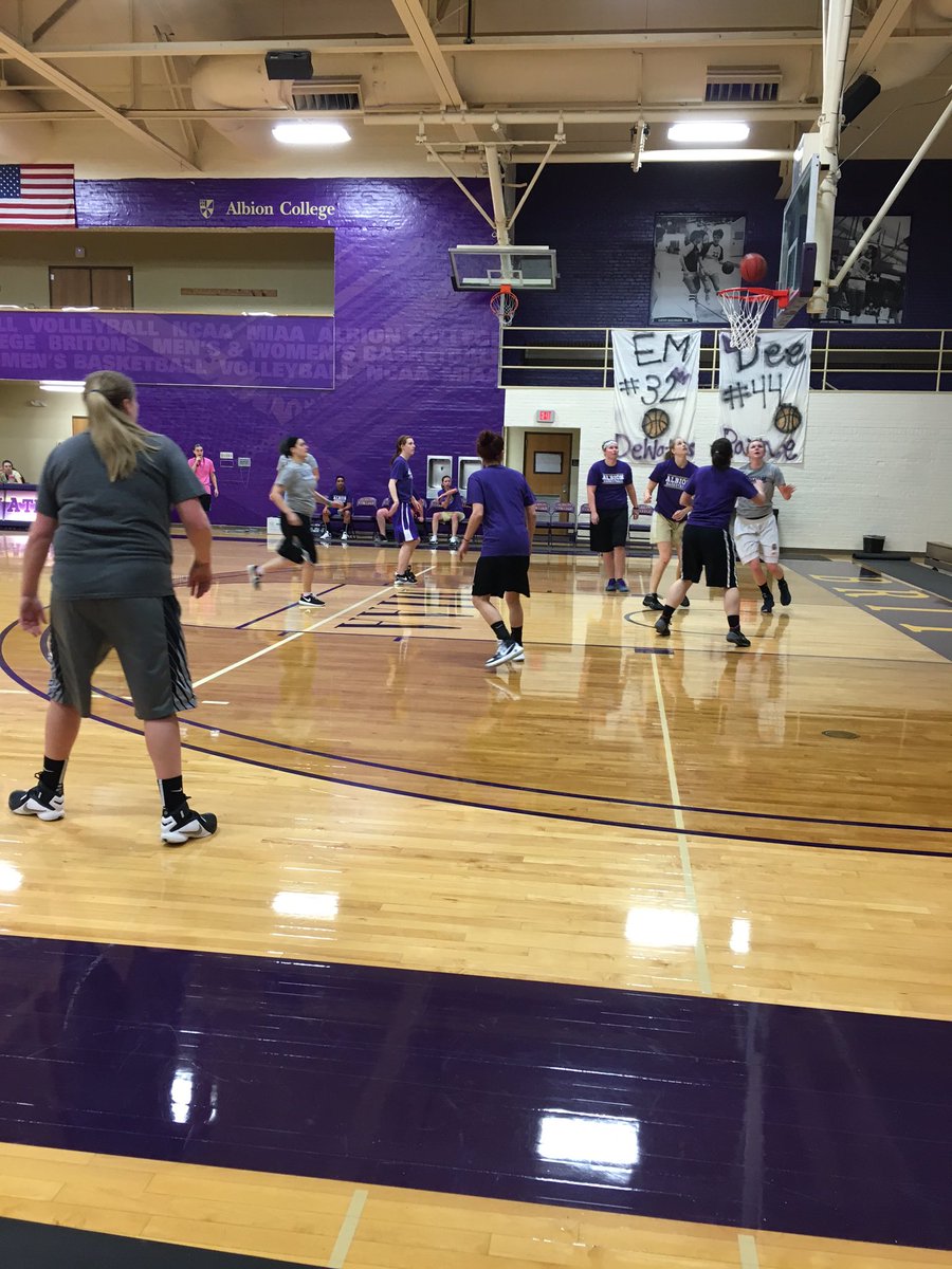 AlbionWBB's tweet photo. Some alumni action today! Great to have the best of the best back in action! #britforlife https://t.co/QLsrsTZp3e