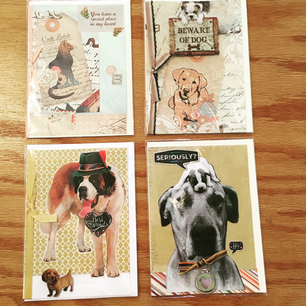 RockPaperMKE's tweet photo. Unique, one-of-a-kind cards just in from The Antique Card, just in time for #loveyourpetday Open until 3pm today! https://t.co/QUMO8japJV