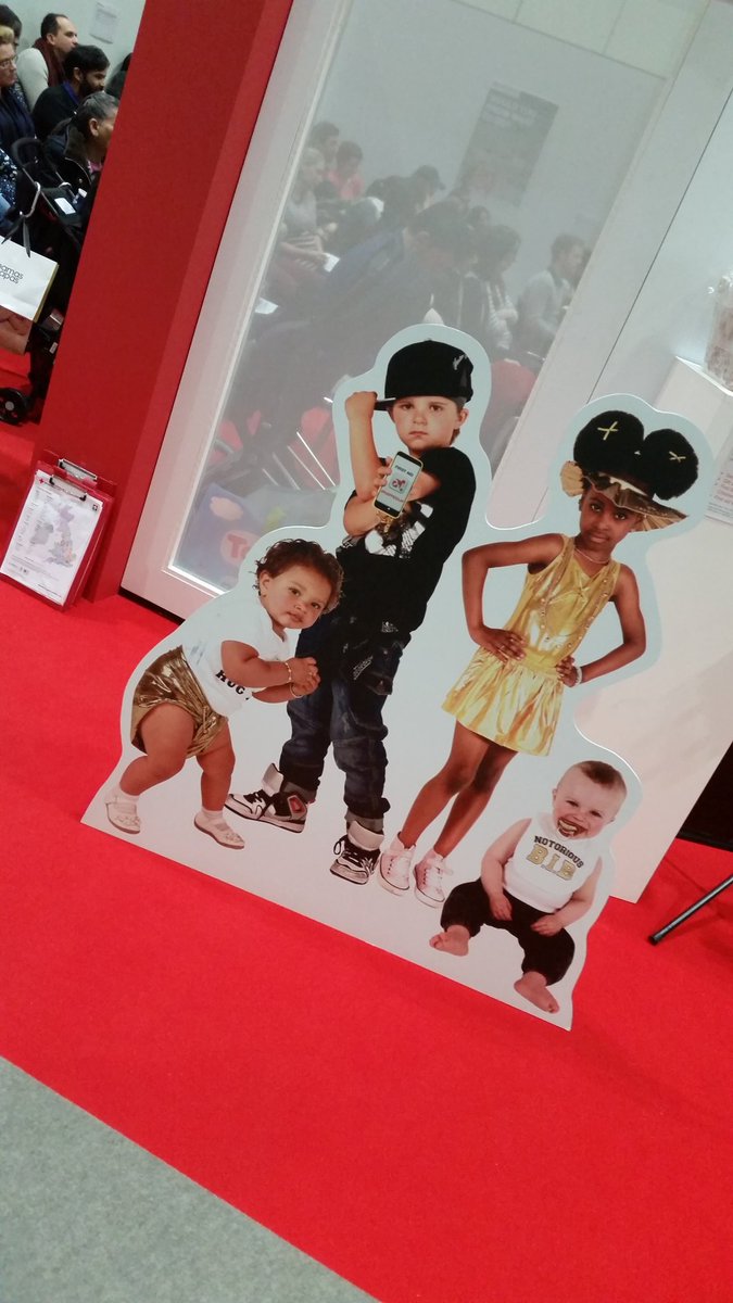 bonnieandbetty1's tweet photo. Spotted Nevin on lifesize cut out at @TheBabyShow #rappedup #britishredcross https://t.co/trJz6yCUtT