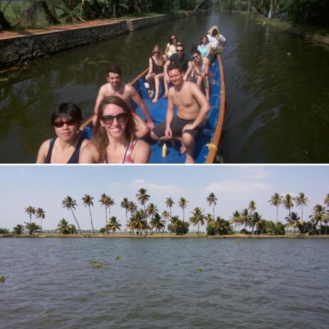 A little cruise at the #Backwaters for our last day in #Kerala #INPA #ALCIMED
