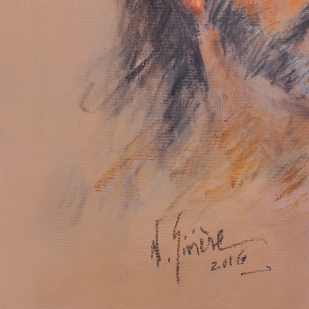 W_Riviere's tweet photo. Dr. Antonio Las Heras - Pastel 40 x 49 cm. https://t.co/JhjRFosuXV