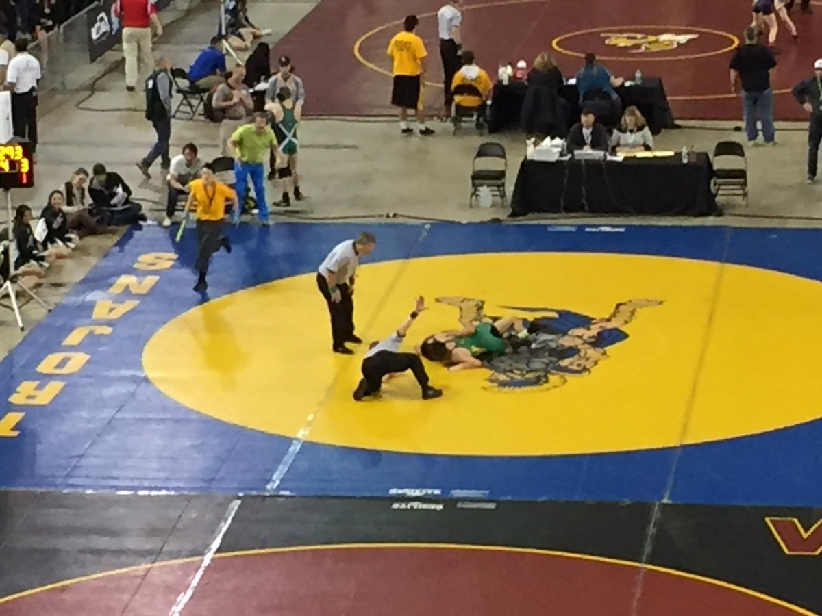 VHSPirates's tweet photo. Chase Wickman tech pins his semi match and will wrestle for his 3rd state title tonight! https://t.co/Qirfkq3Knm https://t.co/Io26zQEI6k