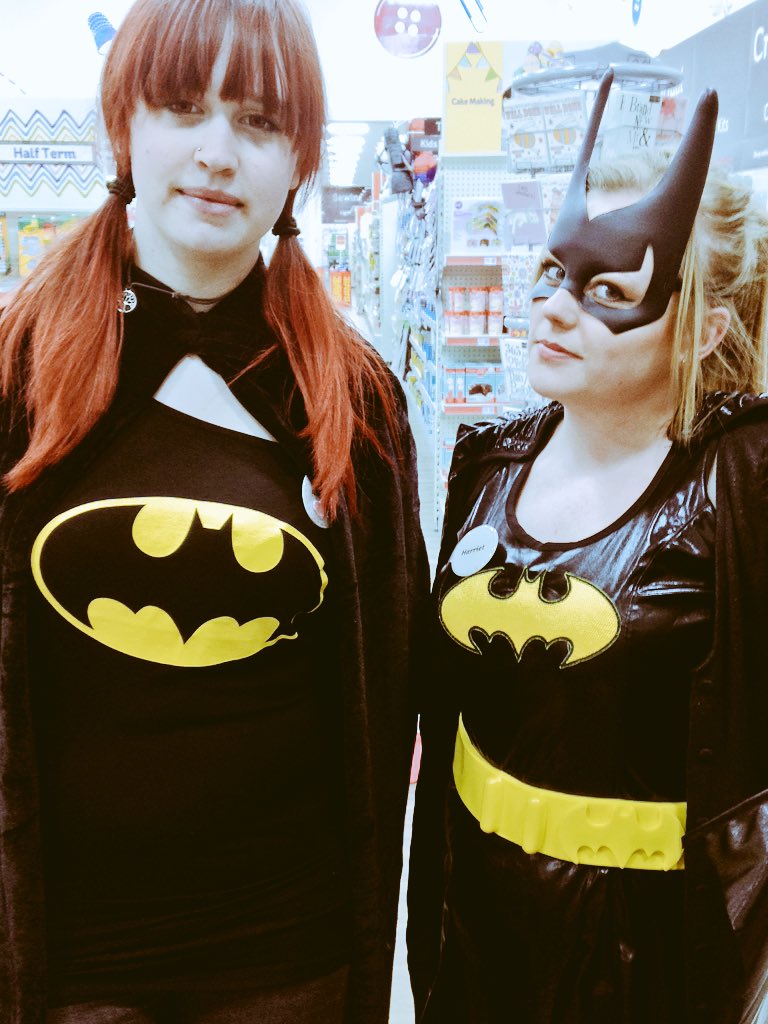 momtazbh's tweet image. It's official! #BatGirls have taken over the running of @Hobbycraft_GNW hurrah! #Batgirl #BatCraft #Greenwich