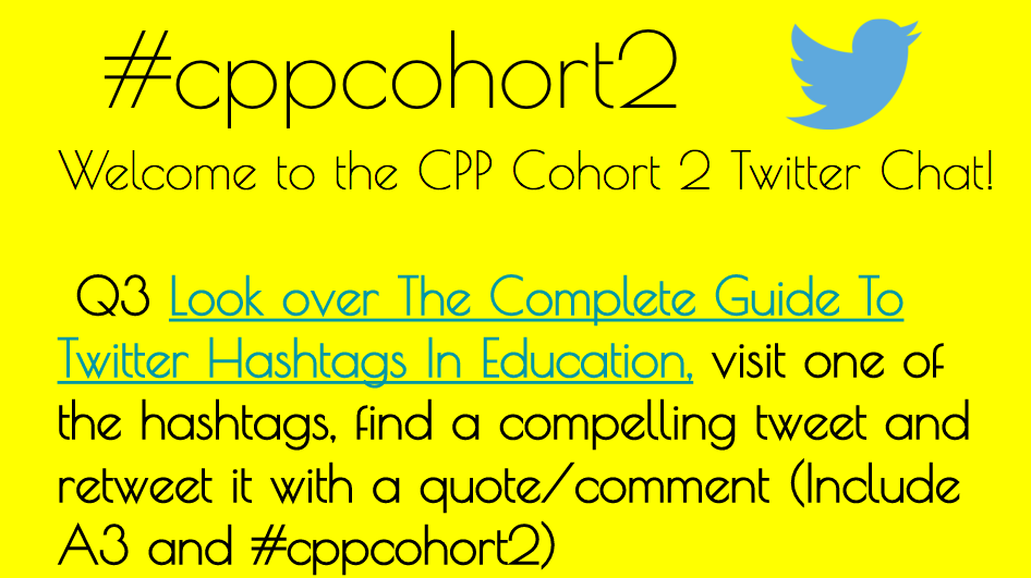 teachusingtech's tweet image. Q3 teachthought.com/twitter-hashta… #cppcohort2