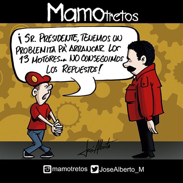 margene2013's tweet photo. Los 13 motores... https://t.co/idpqBBr73O #LaAmenazaEsMaduro