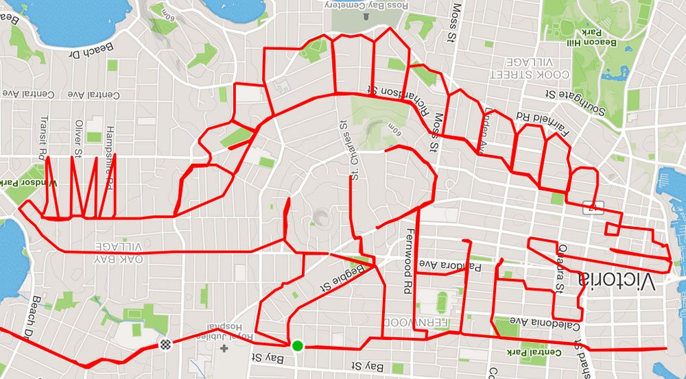 cyclingweekly's tweet photo. Strava art taken to the next level: Stephen Lund’s GPS doodles (video) | https://t.co/mMg7MzUtEv https://t.co/LSIt0XpErt