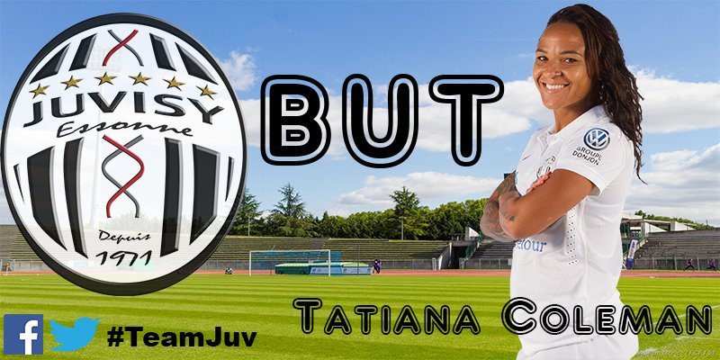 BUUUUUUUUUUUUUUUUUT de <a href="/TatiColemanOff/">Tatiana Coleman</a>  !! Superbe tête sur un coup franc de <a href="/julie_soyer/">Julie Soyer</a>  ! SUPERBE ! #TeamJuv ⚪⚫👊