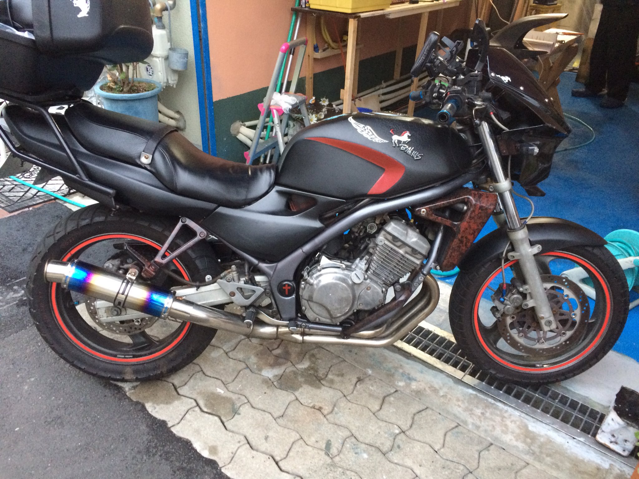 バリオス2 三山テクノス キャリア gsx250fxにも可