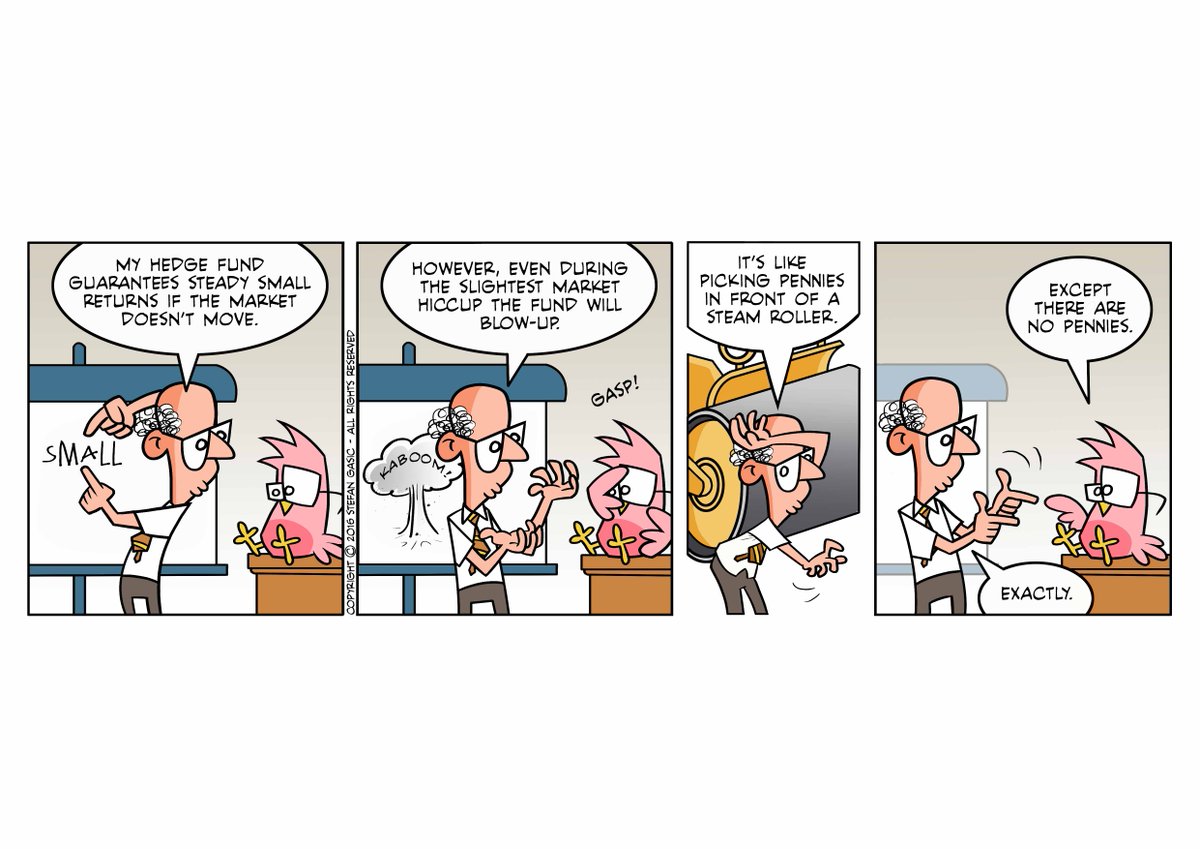 NonMeek's tweet image. @nntaleb Today&apos;s #Offshorecomic. This strip was inspired by Taleb&apos;s fantastic book #FooledByRandomness. #HedgeFunds