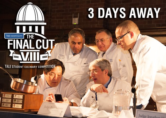 It's College vs College on Tuesday at the Schwarzman Center, Cheer on your team! #yalefinalcut #yalehospitality