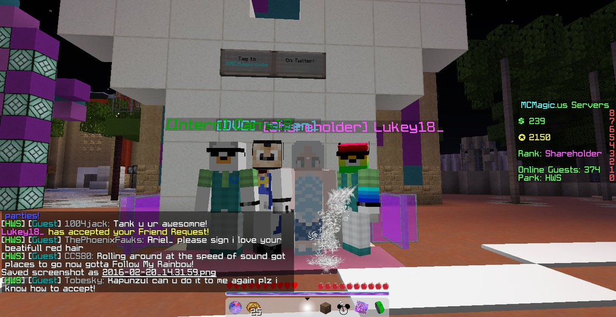 kate_foreverrr's tweet image. #MCMagicside @MCMagicParks Costume party with Cani, Lukey, and Reisen :D