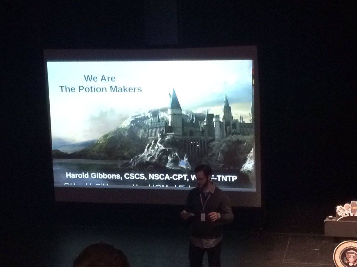 kktapper's tweet image. Program design and Harry Potter from @Harold_Gibbons at @MMLTalk!
