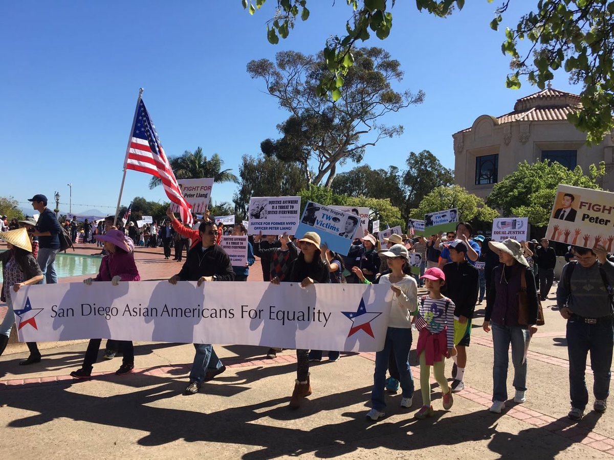 ChineseAMER's tweet photo. Chinese American Community demonstration in San Diego, CA
#Justice4Liang #PeterLiang https://t.co/IeKAhSe3Zv