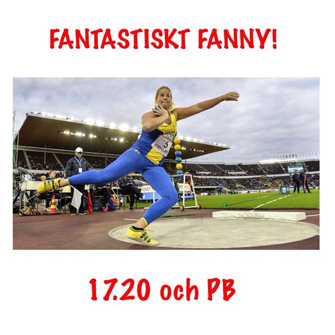 GRATTIS <a href="/roosfanny/">Fanny Roos</a> JSM-guld och PB 🌹👏🏼 
foto: Sveriges Radio  #svenskfriidrott