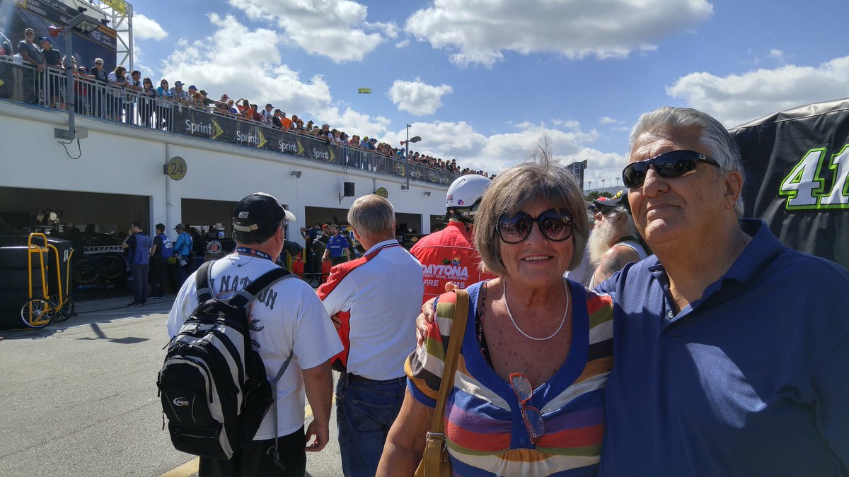 Never too young or too old to love <a href="/Nascar/">NASCAR</a>! #Xfinity  #Daytona500