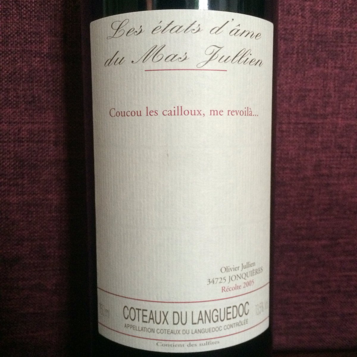 carnetsduvin_fr's tweet photo. #masjullien #coteauxdulanguedoc #vin https://t.co/EaFVDp7zXI