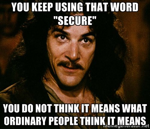 Steve_Lockstep's tweet image. Don&apos;t tell us our data is &quot;secure&quot; when all you mean is you passed an audit. #SecurityIsntSecure