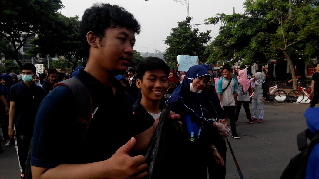 Kami hadir di CFD Simpang Lima dalam rangka deklarasi Indonesia #Indonesiabebassampah2020