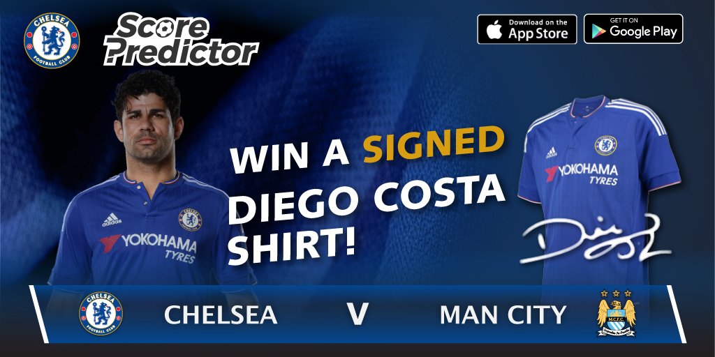 Predict the score for Chelsea v Man City and you could win a great prize! 

Visit: che.lc/64UFw5