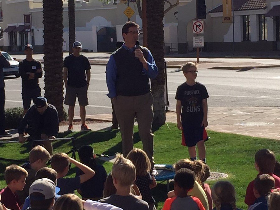 PHXStartupWeek's tweet image. .@MayorStanton and 100s of future founders launched #PHXStartupWeek at the Children’s Business Fair today. #yesphx